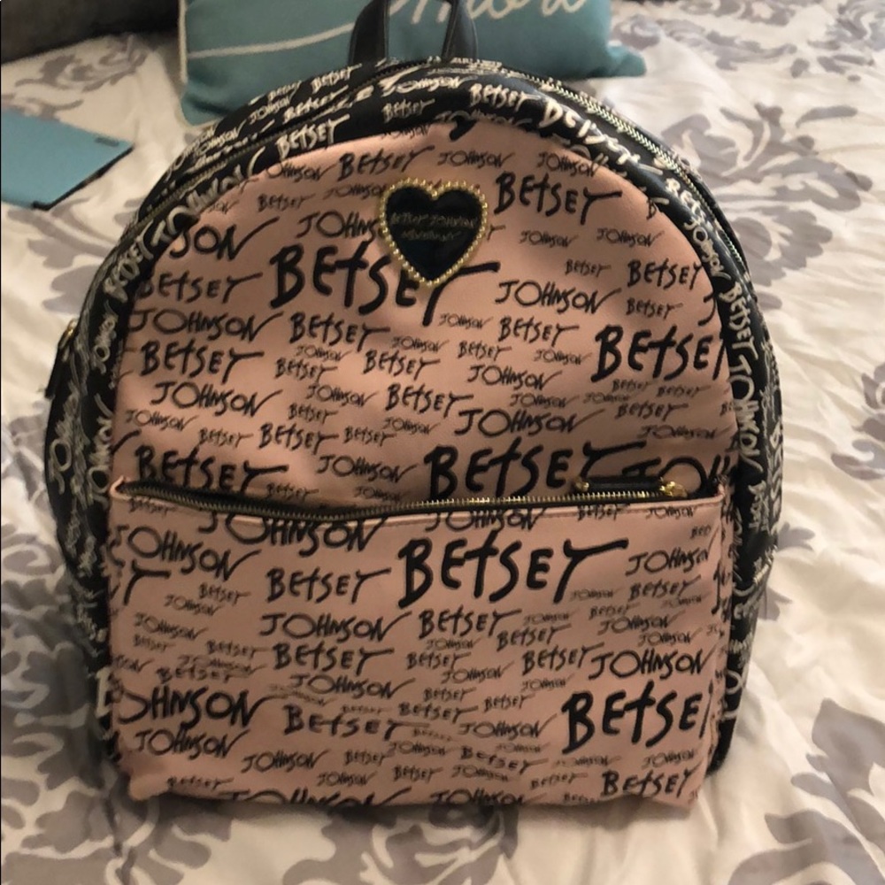 Betsey Johnson Graffiti print backpack
